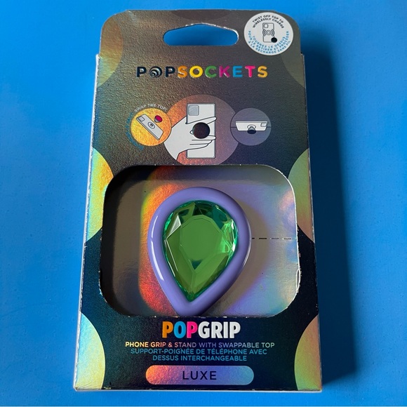 Popsocket - Crystal Tears Be Kind Emerald (LUXE) - Picture 1 of 6